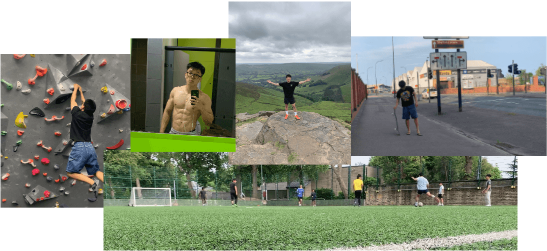 Collage of my hobbies